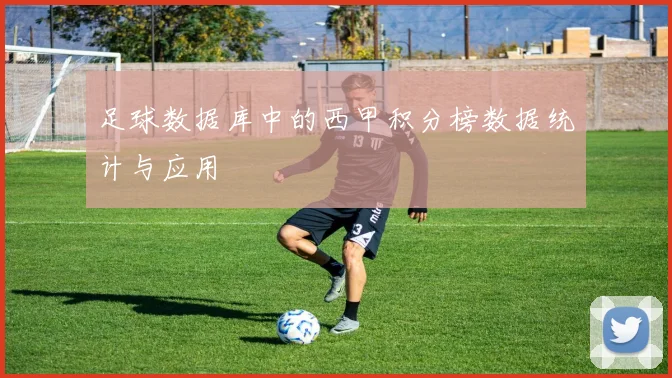 足球数据库中的西甲积分榜数据统计与应用
